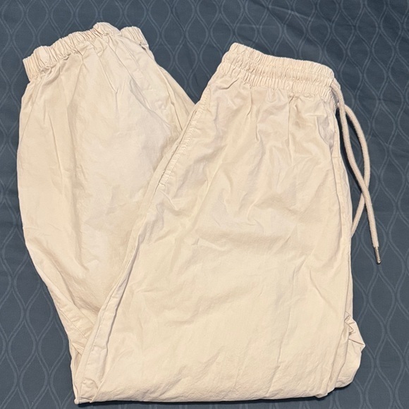 Garage Pants - Garage Beige Elastic Waist Pants. Small
